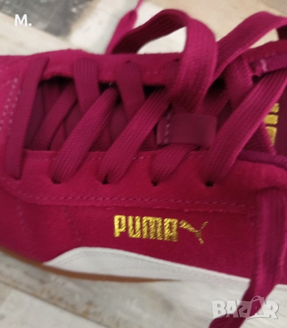 Дамски сникърси Puma Club II естествена кожа, снимка 3 - Маратонки - 54667771