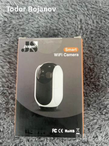 Oхранителна камера 3MP HD WiFi бебефон с камера 360 градуса с нощно виждане, 
