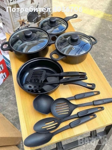 Комплект съдове за готвене, снимка 3 - Съдове за готвене - 54320129
