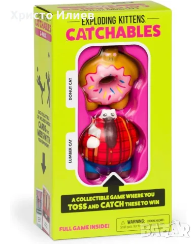 Настолна игра карти Експлодиращи котета Exploding Kittens Catchables 2 , снимка 2 - Настолни игри - 55597286