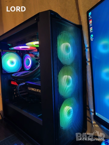 Геймърски Ryzen 7 5800X3D, RTX 4070 Super 12GB, RAM 32GB DDR4 3200, SSD 1TB NVME, HDD 1TB, снимка 4 - Геймърски - 54159821