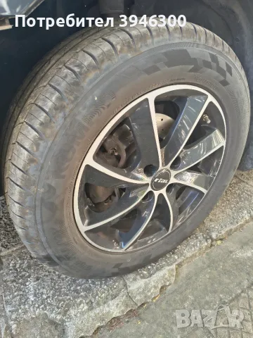 Джанти Rial Lugano 6.5x16 с гуми Kumho Ecsta HS52 215/55R16, снимка 2 - Гуми и джанти - 55531081
