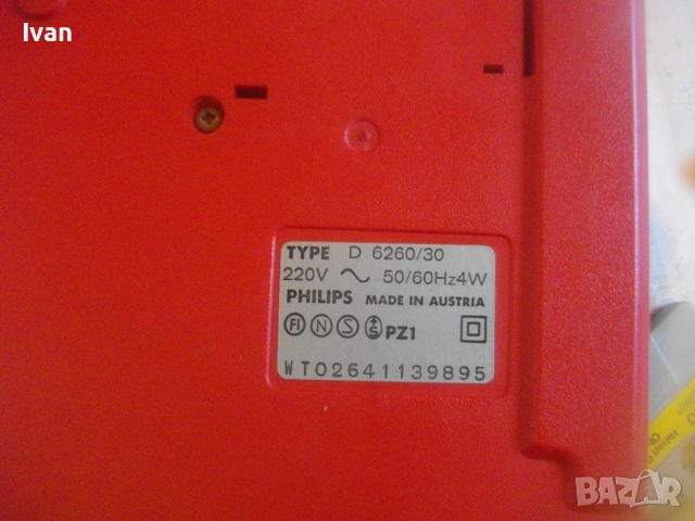 КОЛЕКЦИОНЕРСКИ ЗАПИСВАЩ КАСЕТОФОН 1986г. PHILIPS D6260 Made in AUSTRIA ПОЧТИ НОВ ФИЛИПС , снимка 14 - Радиокасетофони, транзистори - 54621353