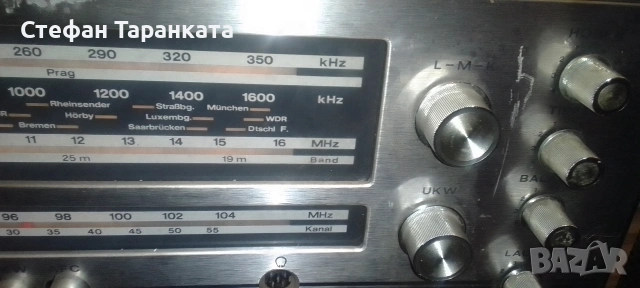 радио приемник Telefunken със вграден усилвател , снимка 3 - Радиокасетофони, транзистори - 54646548