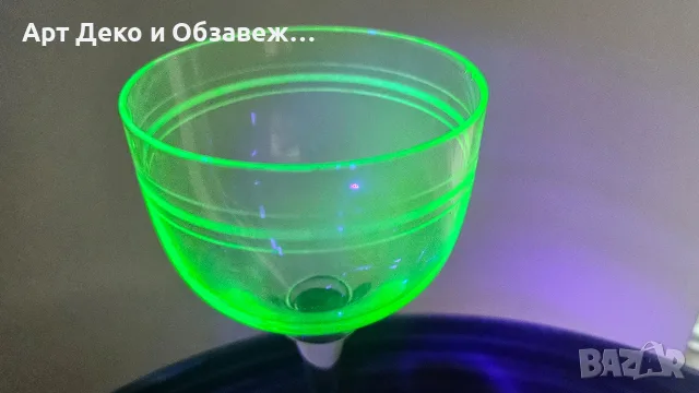 Възелинова чаша със столче, снимка 2 - Чаши - 55306308
