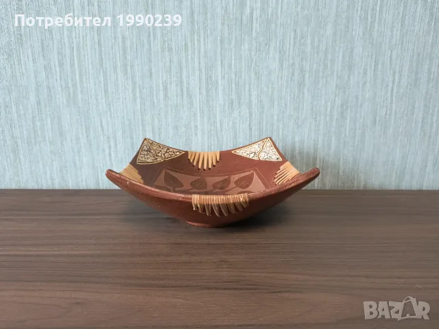 Кафява купа за плодове, за декорация, снимка 4 - Декорация за дома - 55682263