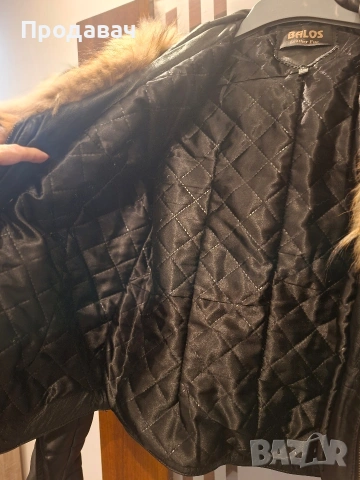 Дамско кожено яке , снимка 5 - Якета - 54258535