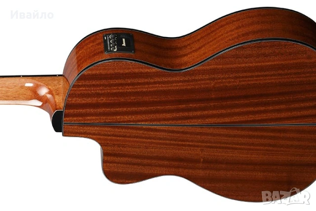 Нова електроакустична класическа китара Ibanez GA6CE, Amber High Gloss + калъф, снимка 2 - Китари - 54608696