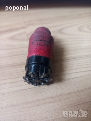 Радиолампа Philips ECH3 , снимка 6 - Друга електроника - 54968367