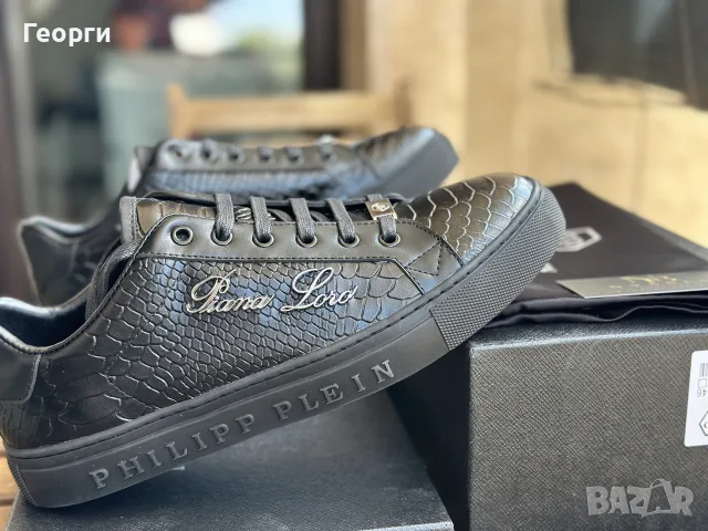 Philipp plein loro pianа мужки обувки, снимка 10 - Мокасини - 55683381