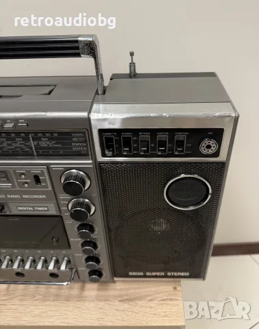 🔊Ретро масивен радиокасетофон Boombox Universum Senator 8800 - (SANYO) - Профилактиран🔊, снимка 5 - Радиокасетофони, транзистори - 55675068