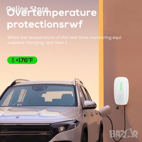 Зарядно устройство Type 2 за електромобил 7kW – 32A, Wi-Fi, 5 м кабел, IP65, снимка 8 - Аксесоари и консумативи - 54176345