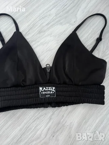 Bershka Razzle Dazzle комплект топ и широк панталон XS, снимка 3 - Комплекти - 55514155