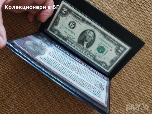 ЮБИЛЕЕН СЕТ С БАНКНОТА И МОНЕТА САЩ /виж описанието/, снимка 6 - Нумизматика и бонистика - 55192707