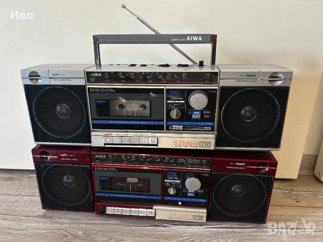 Aiwa CS-240 Радиокасетофони  +1 подарък