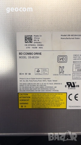 Philips/Lite-On Blu-Ray Combo DVD/CD drive DS-6E2SH, снимка 6 - Части за лаптопи - 54287793
