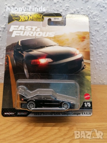 Hot Wheels Premium – 1993 Honda Civic Coupe EX EJ1