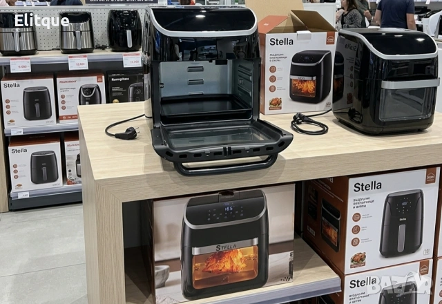 Stella power air fryer oven 12L – Дигитален еър фрайер и фурна 1800W с Touch Screen и грил