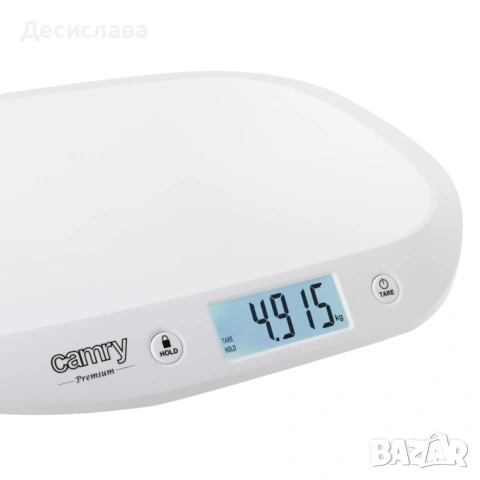 Бебешка електронна везна Camry – Прецизно измерване до 20 кг с HOLD функция и LCD дисплей, снимка 7 - Други - 54405473