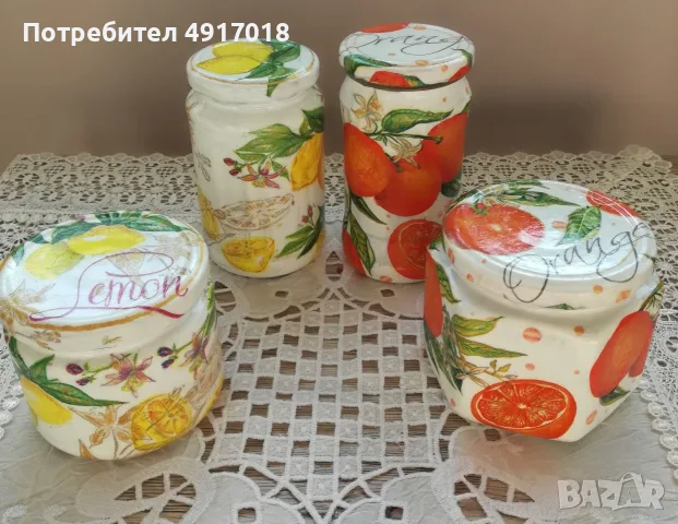 Ръчно изработени изделия с декупаж, снимка 8 - Декорация за дома - 55646635
