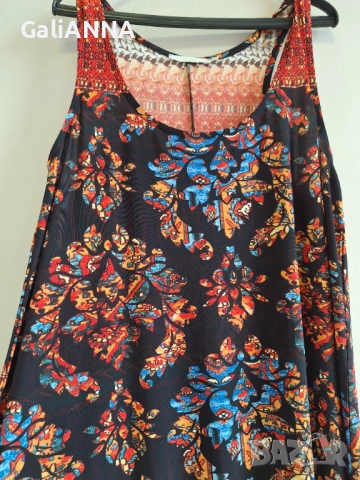 ДЪЛГА ЕФЕКТНА РОКЛЯ XL-2XL, снимка 3 - Рокли - 54672656