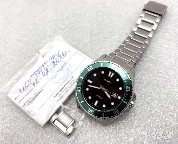 НОВ! Мъжки Часовник Casio MDV-107D-3A, 200 бара, снимка 15 - Мъжки - 55543267