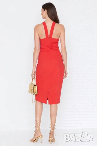 Рокля/рокли елегантна, черна, розова, зелена , снимка 10 - Рокли - 54122755