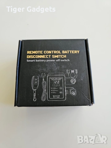 Remote Battery Disconnect Switch 12V 240A – Дистанционен прекъсвач за акумулатор с LED дисплей, снимка 3 - Аксесоари и консумативи - 54969500