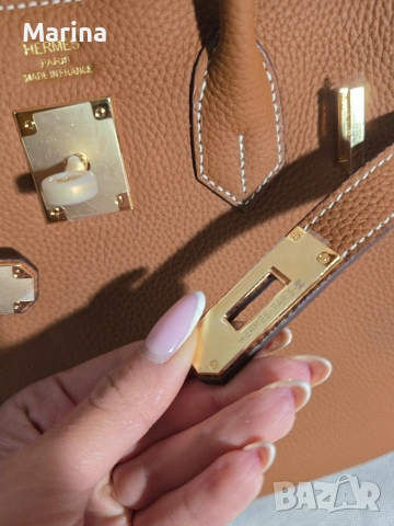 Налична чанта Hermes Birkin 30, снимка 5 - Чанти - 54341174