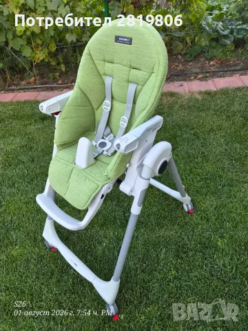 Бебешко столче за хранене - Peg Perego - Prima Pappa Follow Me, снимка 11 - Столчета за хранене - 55538520