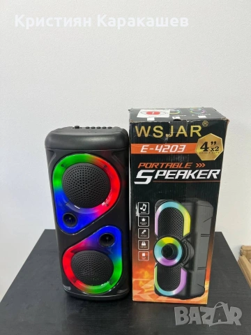 СУПЕР СИЛНАТА BLUETOOTH Тонколона Модел: KTS-4203 MEGA BASS, снимка 3 - Bluetooth тонколони - 54276258