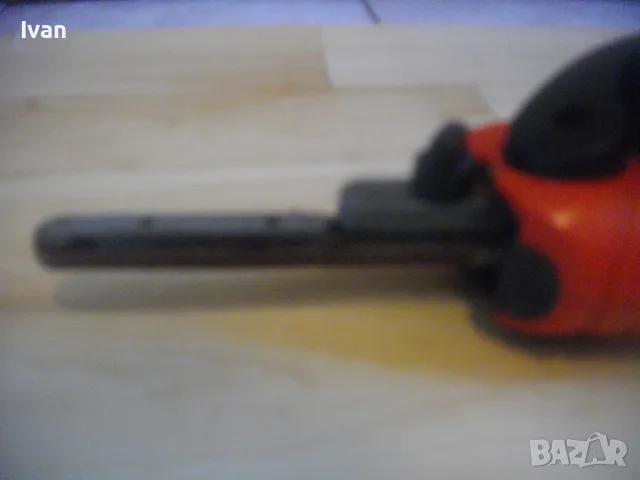 350W ОРИГИНАЛЕН BLACK DEKER KA293E АНГЛИЙСКИ 2005г. ЕЛЕКТРИЧЕСКИ МИНИ ЛЕНТОВ ШЛАЙФ ПИЛА ЛЕНТА 13 мм, снимка 9 - Други инструменти - 55695278