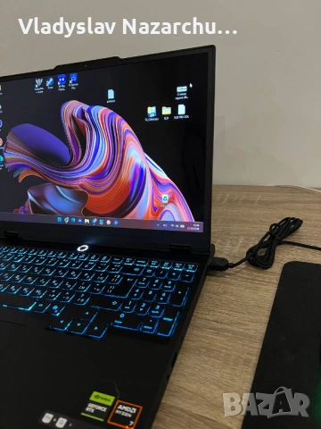Lenovo Legion 5 15AHP10 (Купен 03.2026) + ПОДАРЪК мишка – Коментар на цената – САМО лично в Сарафово, снимка 7 - Лаптопи за игри - 54757442