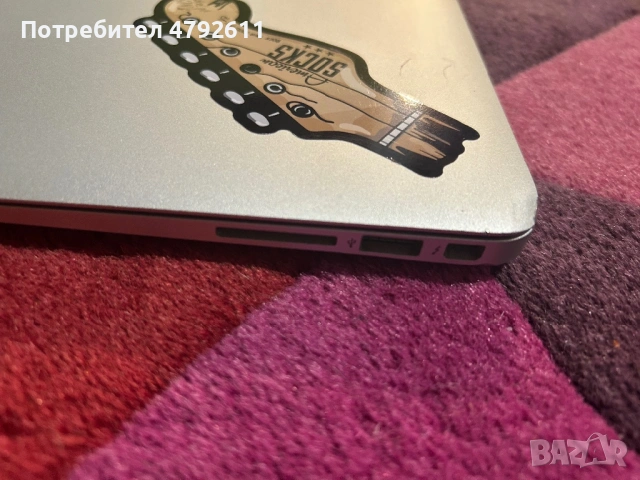 MacBook Air 13” Mid 2013 | i5 | 4GB RAM | 120GBSSD | Работи отлично, снимка 5 - Лаптопи за дома - 54663523