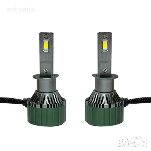 Диодни крушки M9 PRO H7 9-60V 2БР/К-Т, снимка 4 - Аксесоари и консумативи - 54353420