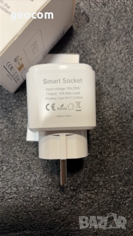 Smart Plug 16A смарт контакт (Нов, Wi-Fi 2.4Ghz), снимка 2 - Друга електроника - 54612692