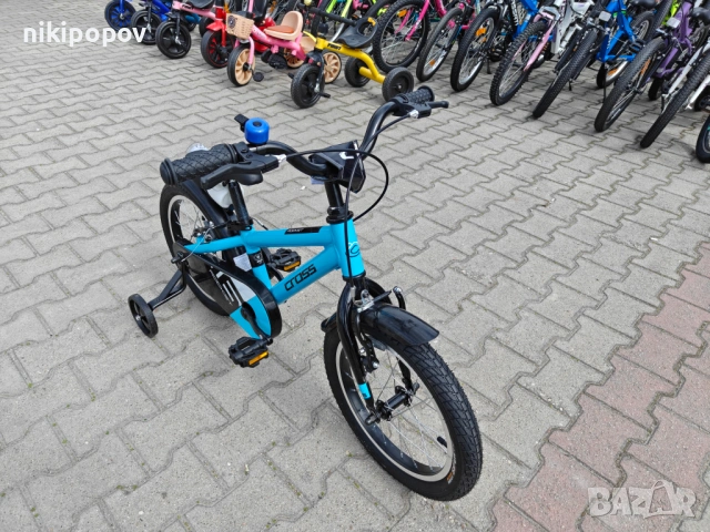 CROSS Алуминиев велосипед 16" ROCKET син, снимка 4 - Велосипеди - 53980792