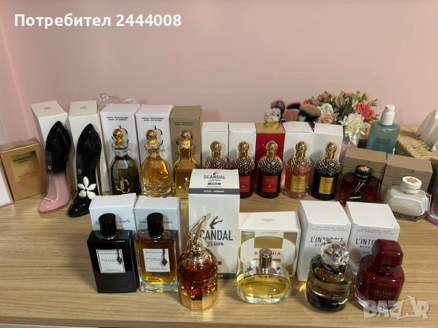 Дамски парфюми "Carolina Herrera","JIMMY CHOO","Montblanc","GUERLAIN","SCANDAL","COACH","VAN CLEEF",