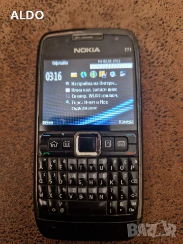 Nokia E-71 модел 2008г., снимка 3 - Nokia - 55565719