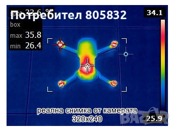 FLIR E4 Термовизионна камера - обновена до E8 320x240 MSX - по договаряне, снимка 12 - Други инструменти - 54212946