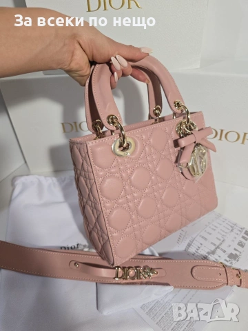 Lady Dior Дамска Чанта От Агнешка Кожа Код Brand Luxury Fashion23, снимка 2 - Чанти - 54960771