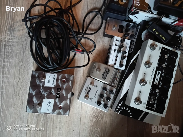 TC electronic, Mooer preamp live, Vox, Engl, Marshall педали за китара, снимка 12 - Други - 55134271