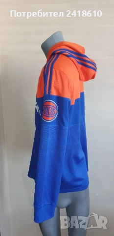 Adidas NBA New York Knicks Hoodie Mens Size M ОРИГИНАЛ! Мъжки Суичър!, снимка 4 - Спортни дрехи, екипи - 54975898