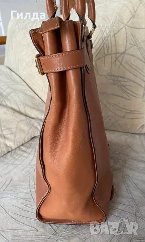 Massimo Dutti чанта естествена кожа, снимка 4 - Чанти - 55537685
