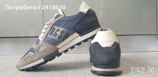 Dirk Bikkembergs Leather Sneakers Mens Size 43/27.5см ОРИГИНАЛ! Мъжки Кецове, снимка 5 - Кецове - 54573630