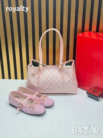 Gucci Нови Дамски Елегантни Обувки и Чанта Различни Цветове , снимка 16 - Чанти - 55252640