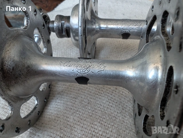 Ретро Шосеейни Главини Широк Фланец Campagnolo, снимка 2 - Части за велосипеди - 53969259