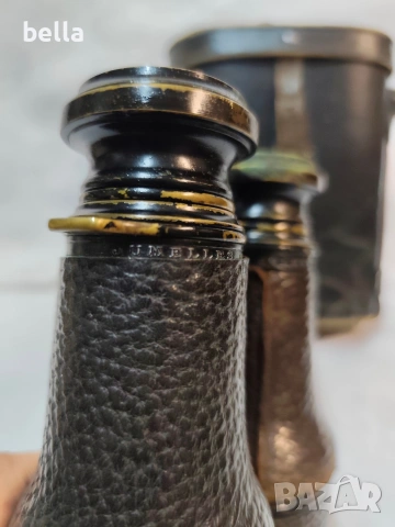 Рядък бинокъл (периода на Първата световна война)  Colmont Paris Jumelle Nationale, снимка 7 - Антикварни и старинни предмети - 54112419