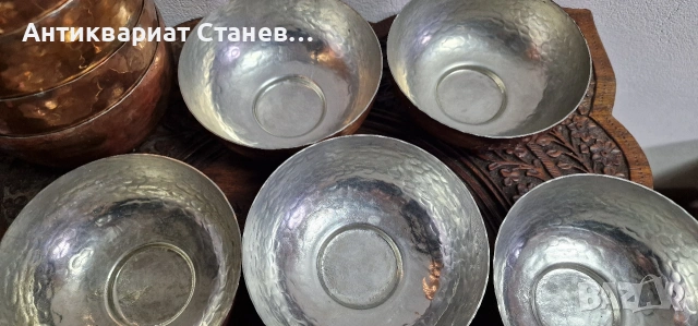Винтидж медни купички внос от Швейцария , снимка 10 - Кутии за храна - 54685083