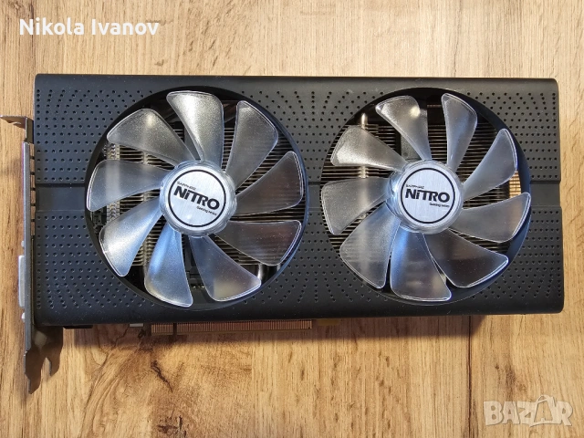 Radeon RX 470 4GB GDDR5 Sapphire Nitro+ | светещи вентилатори | Тествана! | Видеокарта за компютър